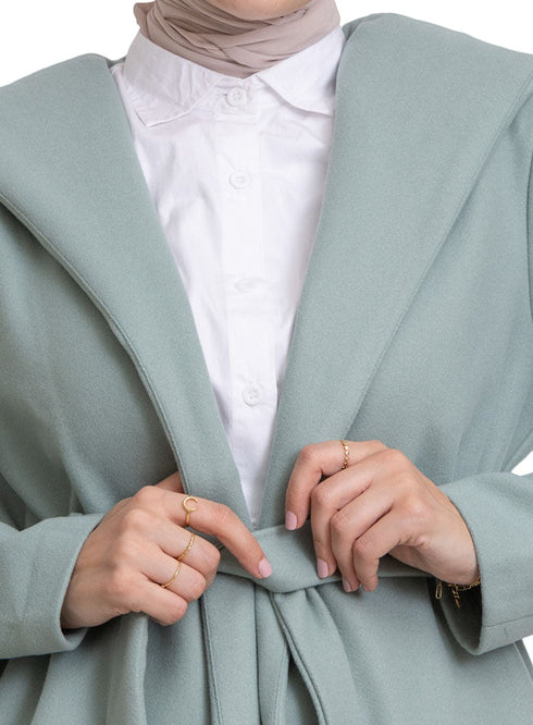 Mint Feather Jacket - Khotwh